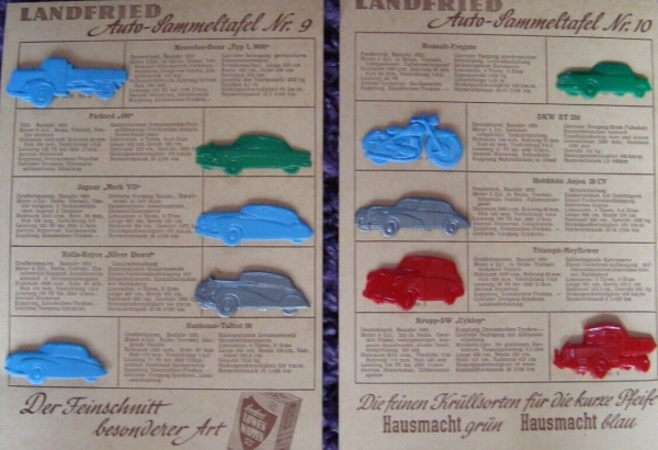 Landfried Tabak Autotypen Sammelwerk 1954 in Originalkarton (5477)